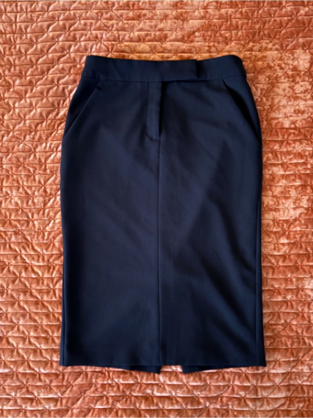 Express Editor Classic Black Pencil Skirt - Elegant Office Staple
